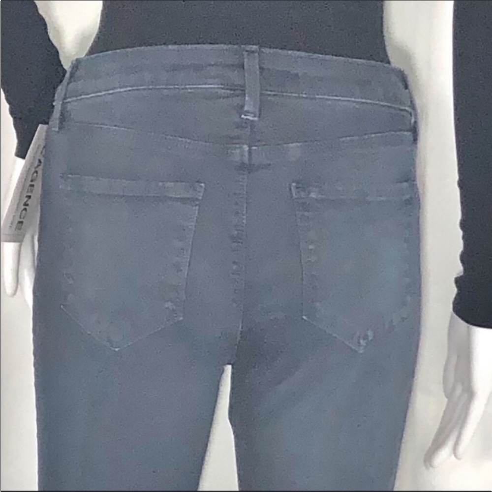 L’Agence Blue Ash Margot High Rise Skinny Crop Sz25 Zip Fly Button Close 5Pocket - Picture 11 of 16